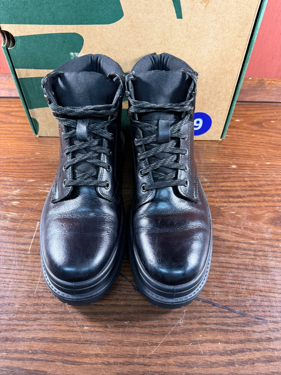 Kamik men's black leather winter boots Size US 9 - photo 5