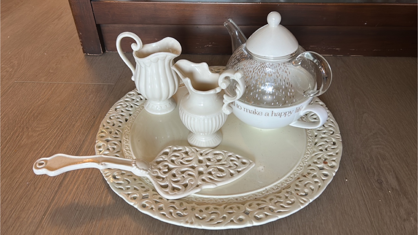 Glass Serving Dish with Compartments - photo 5