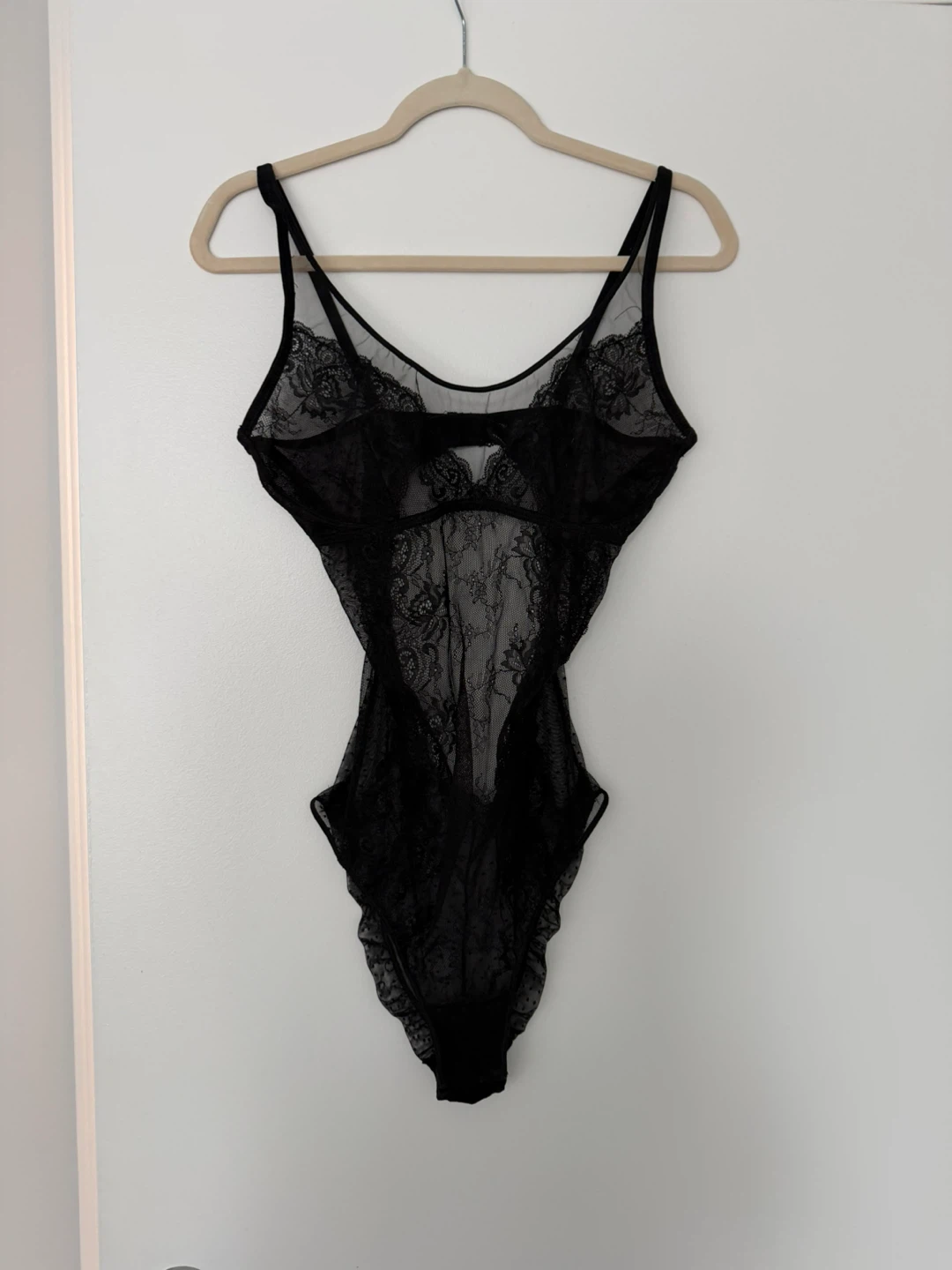 Black Lace Teddy Bodysuit - photo 2