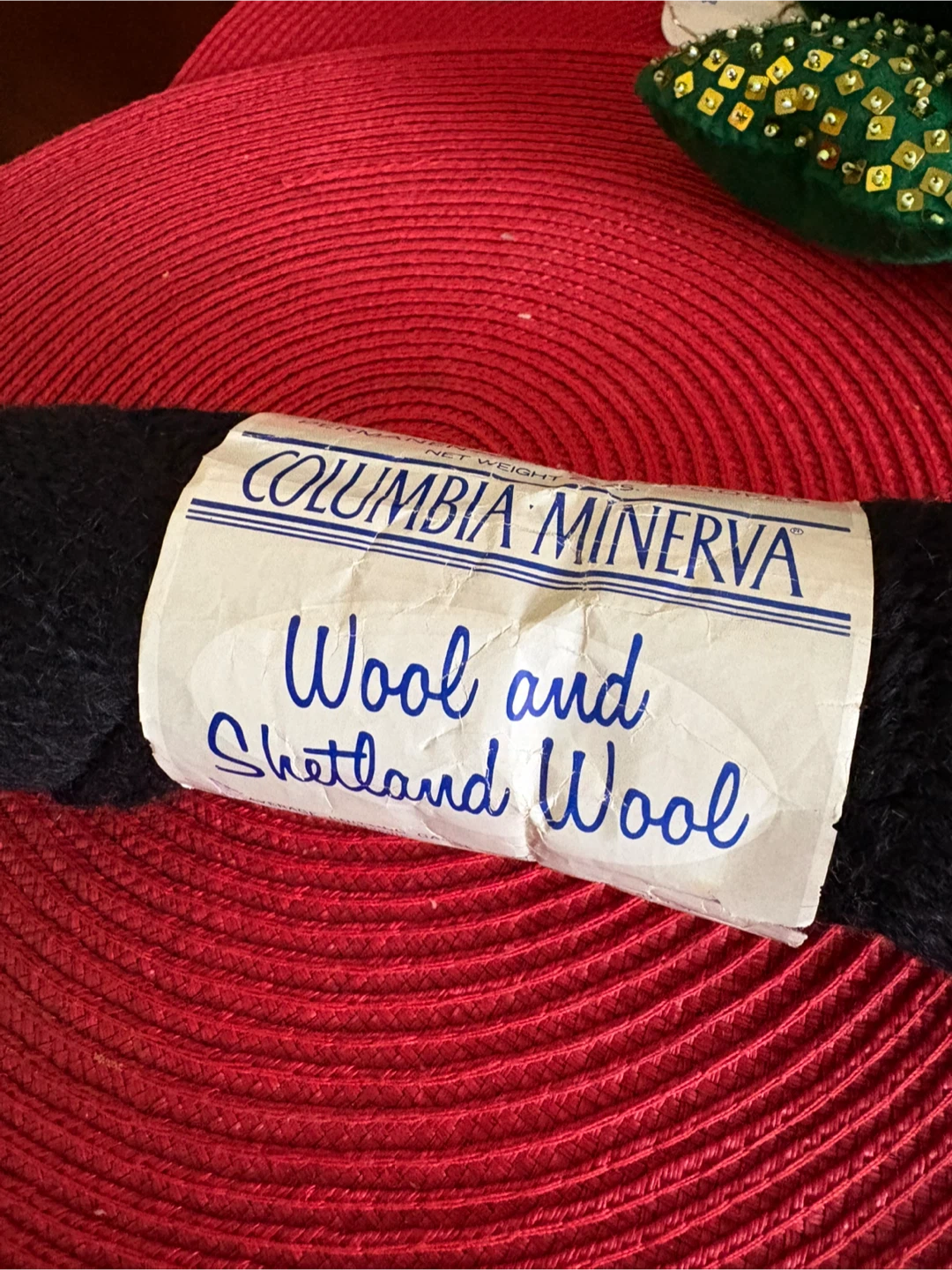 Columbia Minerva Black Wool and Shetland Wool Yarn