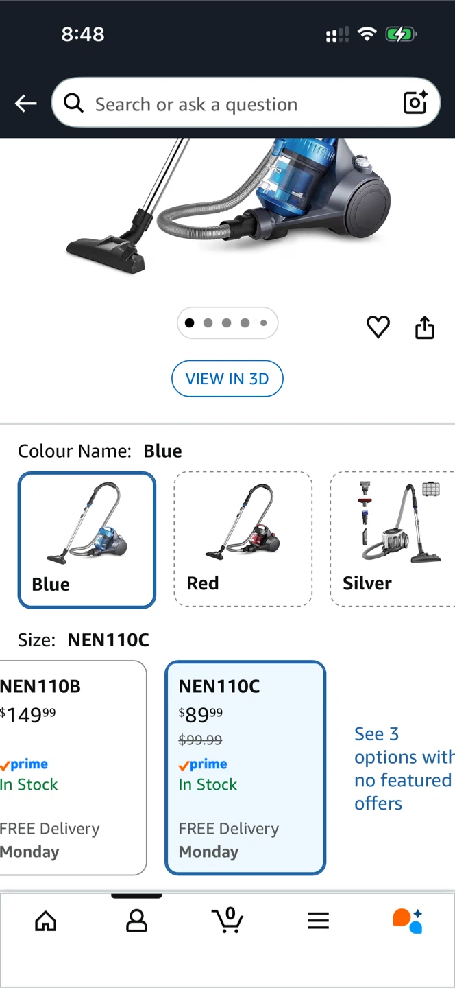 Eureka Vacuum NEN110C Blue - photo 2
