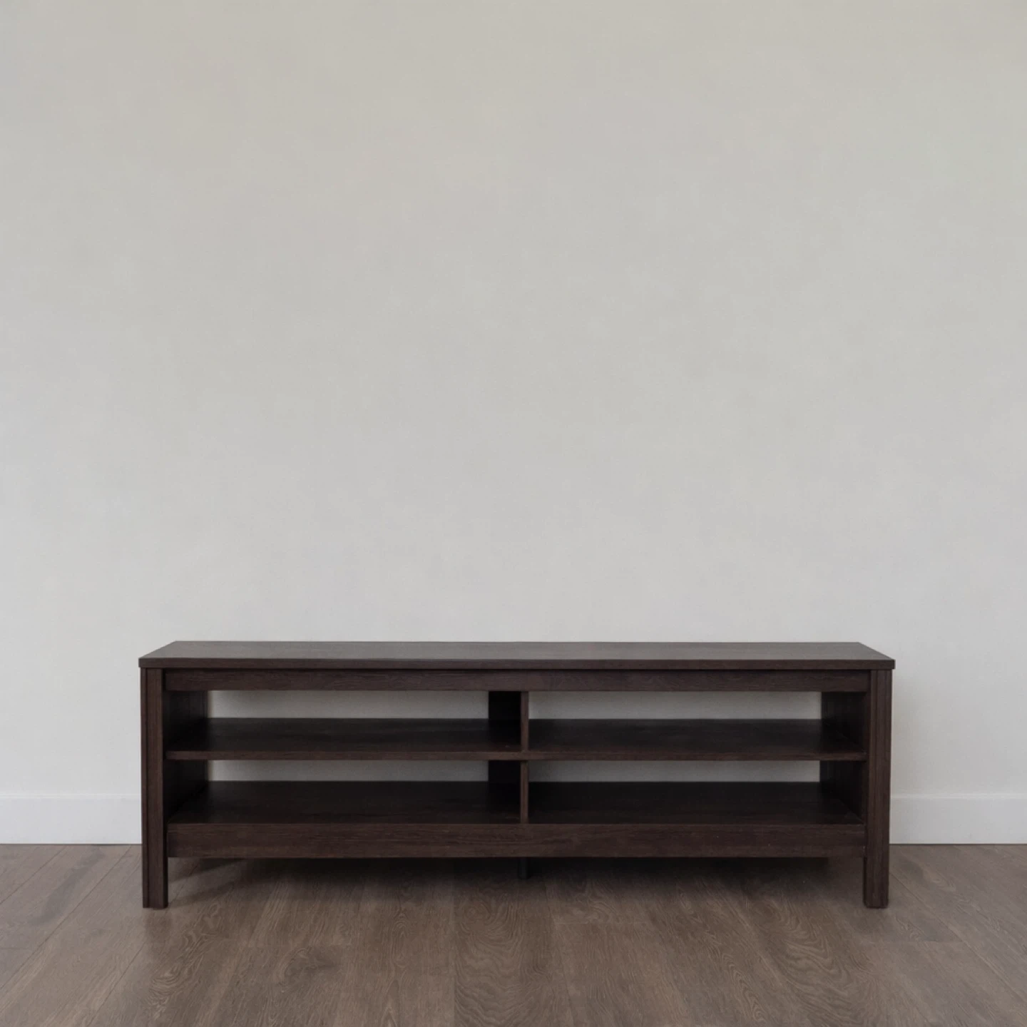 Dark Brown wood TV stand