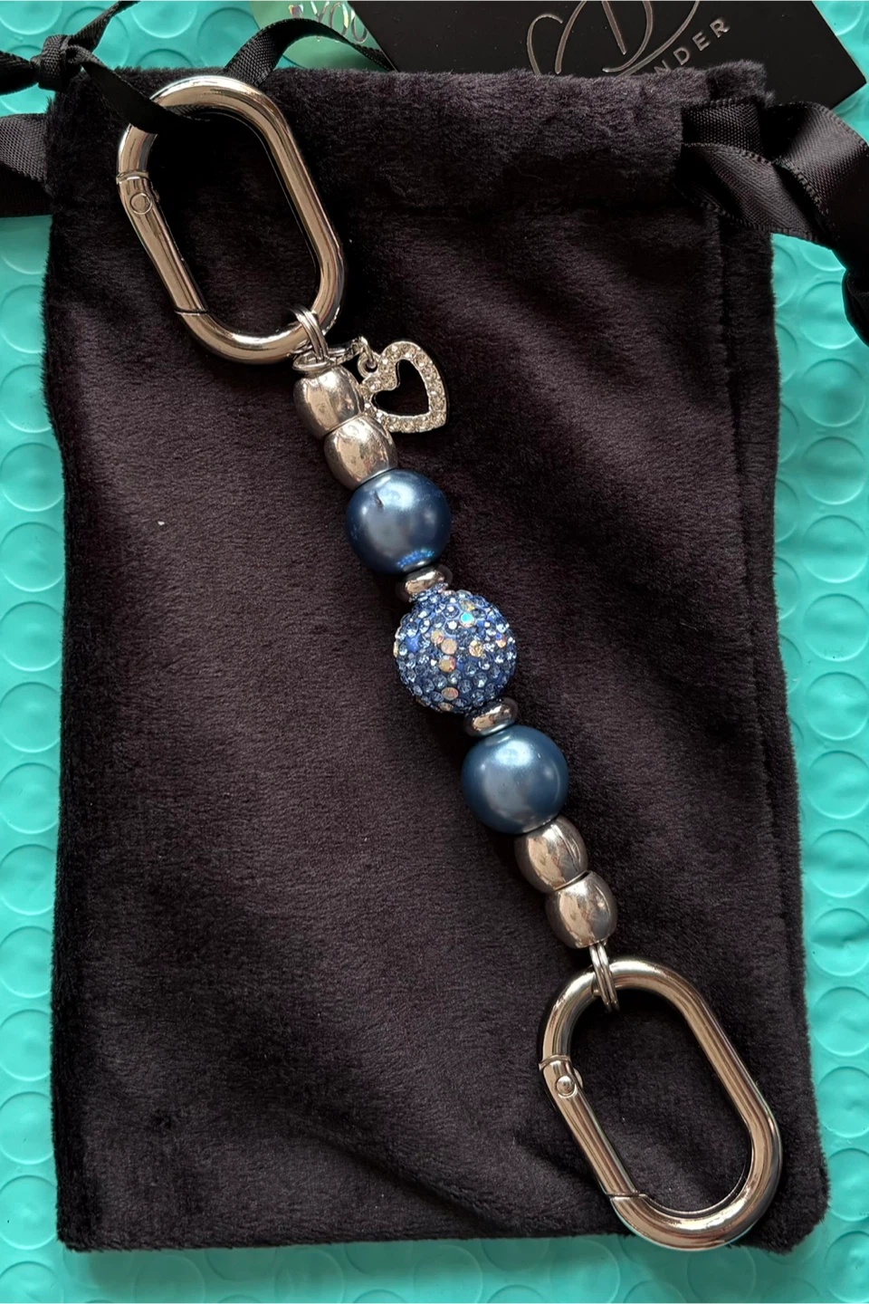 ✨✨ Blue Equinox Beaded Keychain