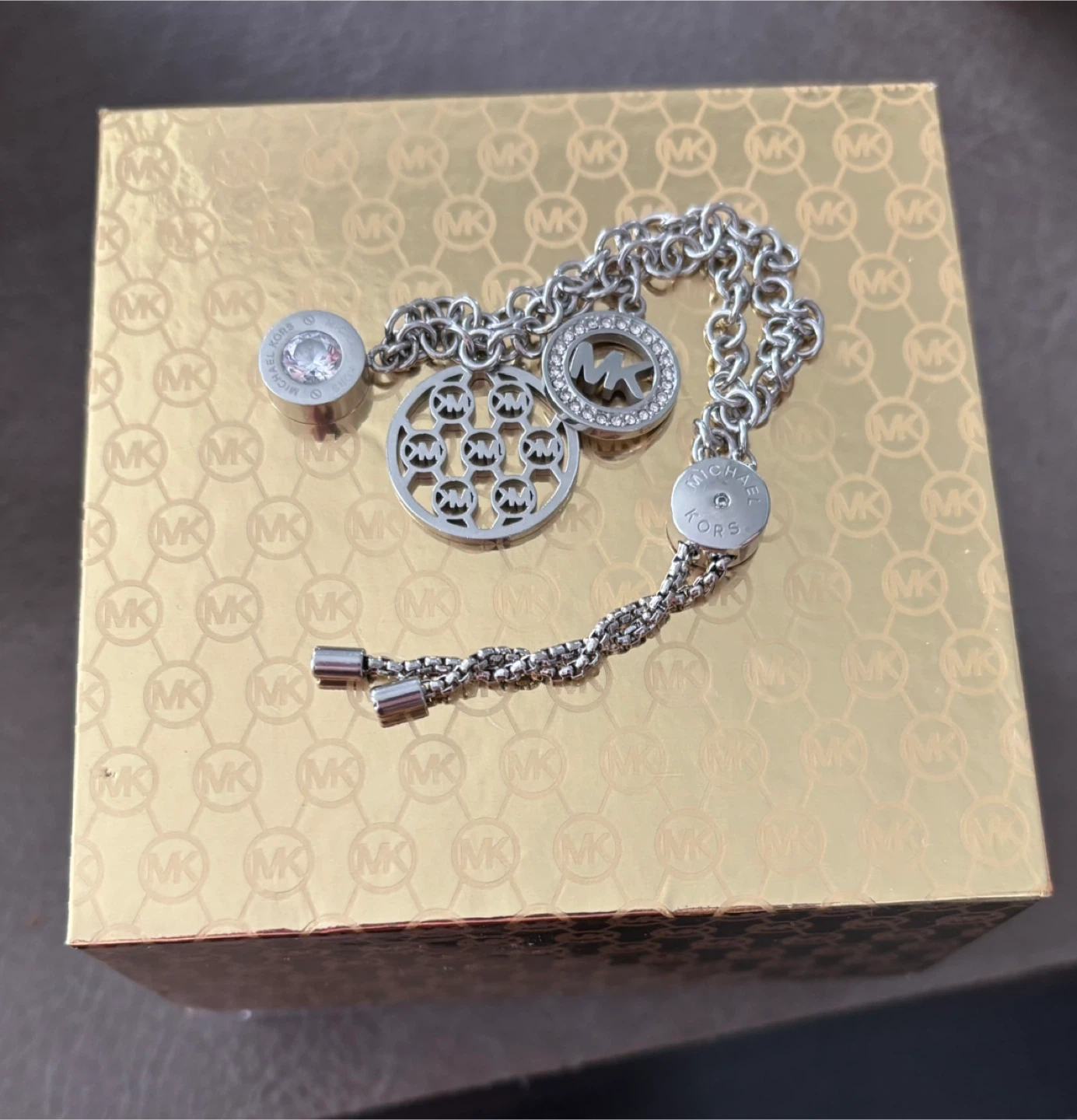 Michael Kors Silver Tone Charm Bracelet - photo 3