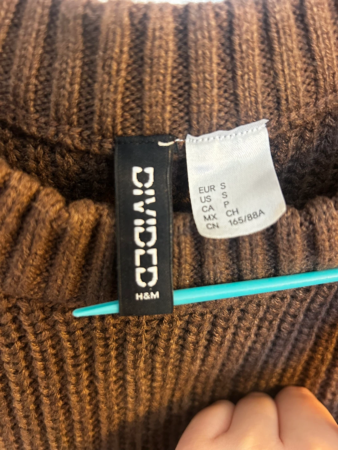 Brown Knit Vest Size S - photo 3