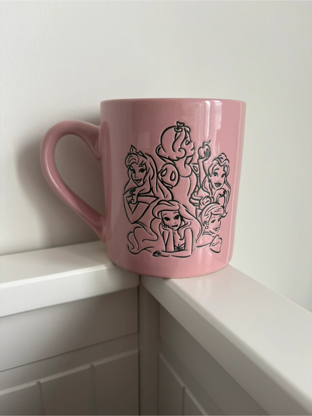 Disney Princess Pink Ceramic Mug