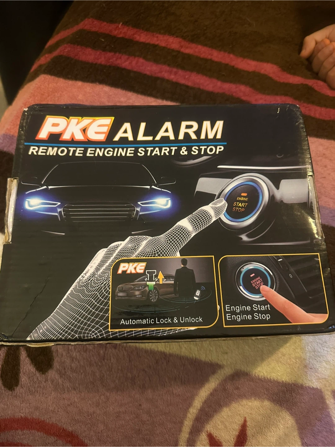 PKE Alarm Remote Engine Start & Stop System
