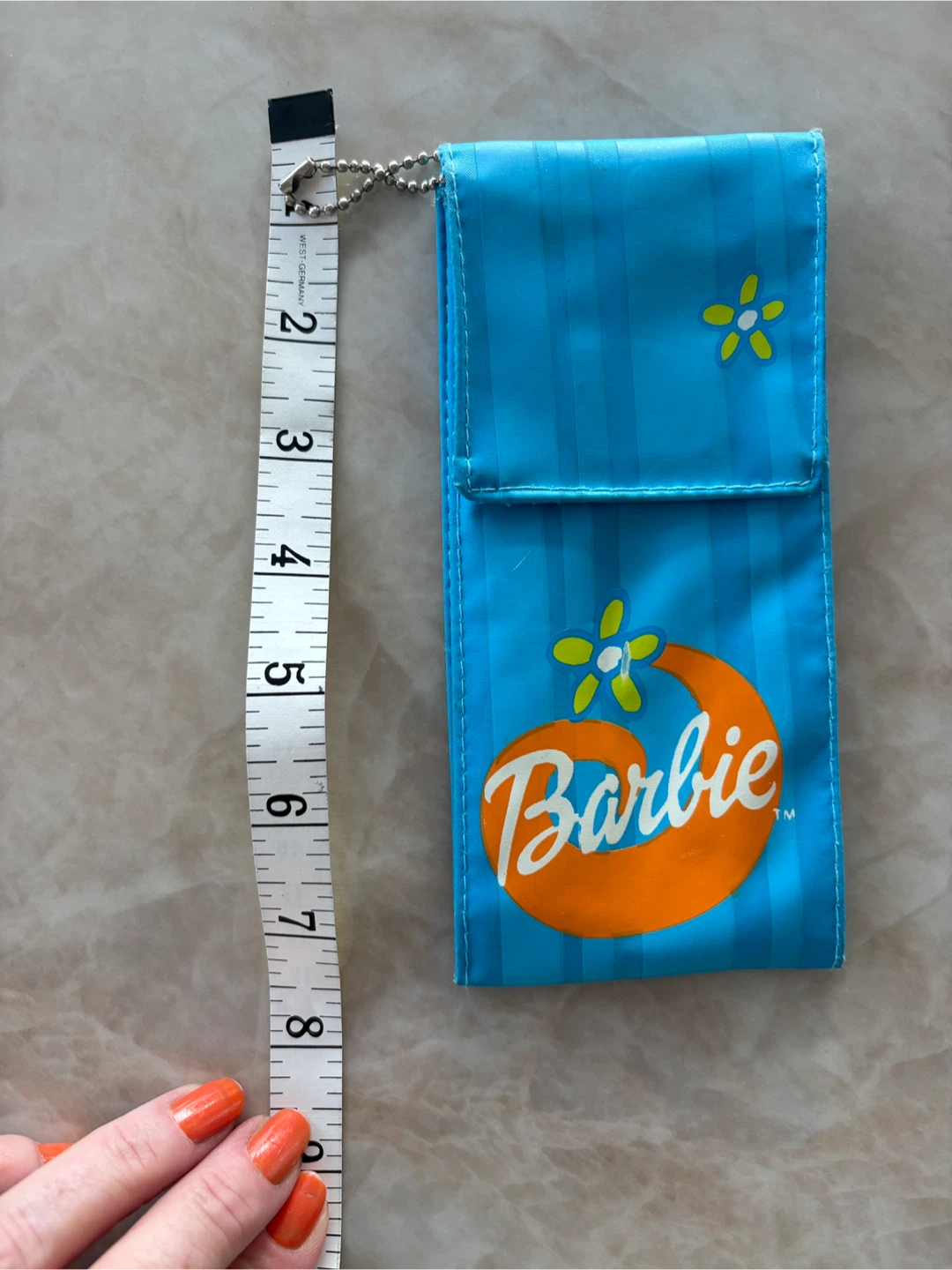 Barbie Blue eyeglass or Pencil Case Pouch Bag