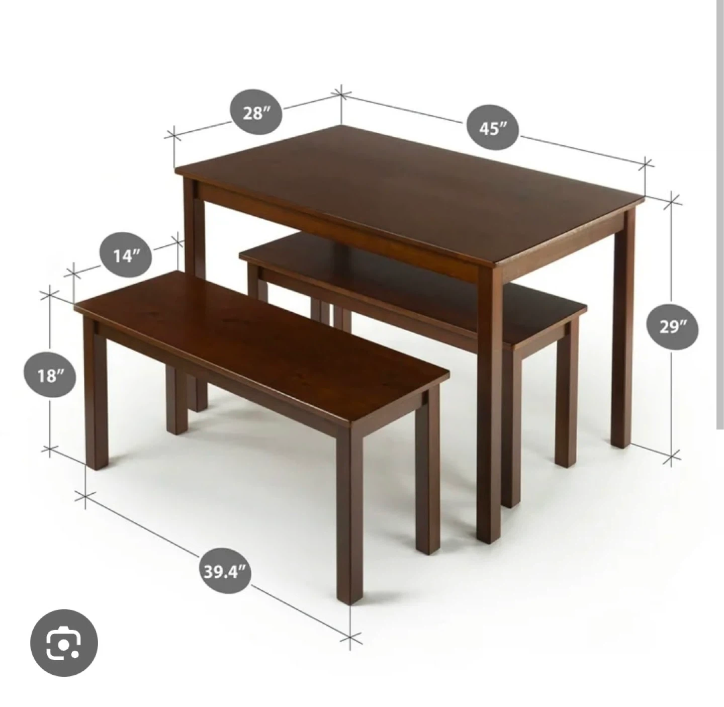 New in  box 45" Dining Table pick up today - photo 2