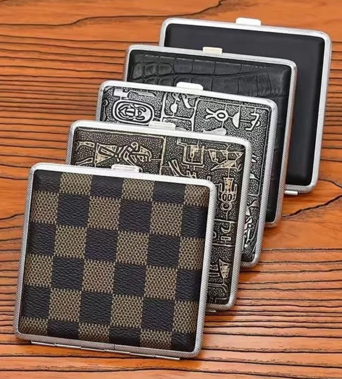 Assorted Pattern Cigarette Cases 2 for $20