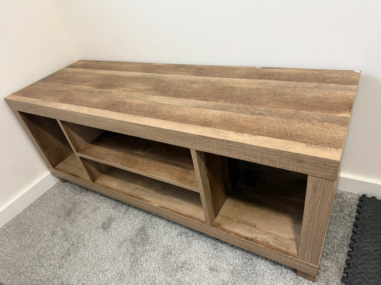 Wooden Entertainment Unit / Storage Bench - photo 3