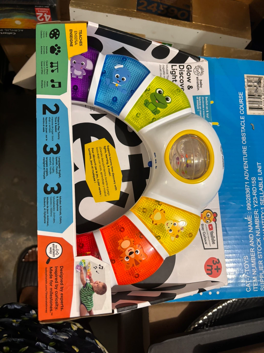 Baby Einstein Glow & Discover Light Bar Musical Toy - photo 2