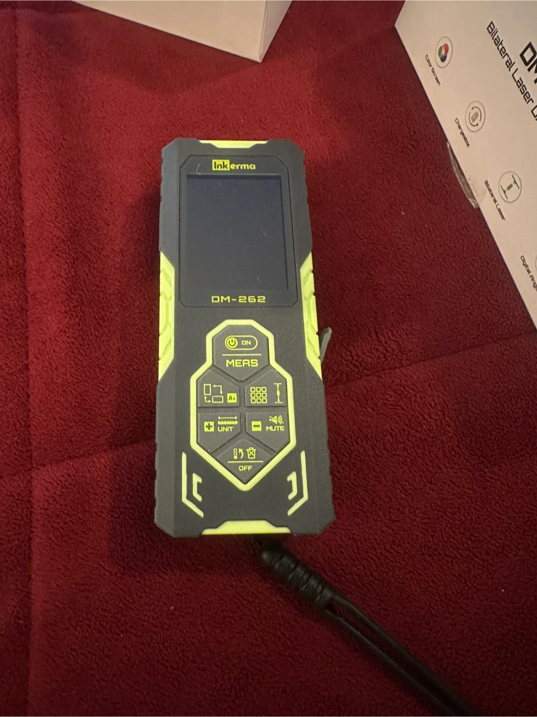 InkLema DM-262 Digital Laser Distance Meter - photo 4