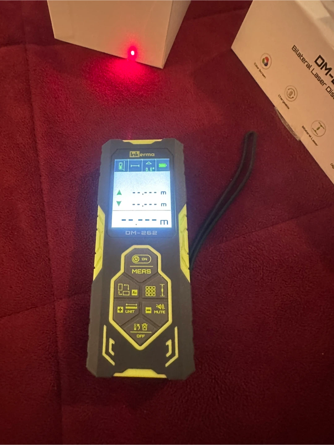 InkLema DM-262 Digital Laser Distance Meter