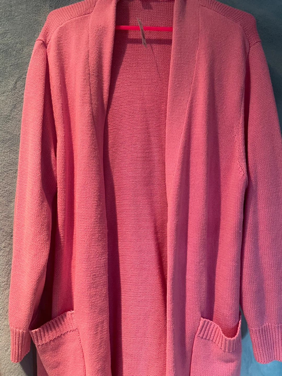 Joe Fresh+ Pink Knit Cardigan 1X