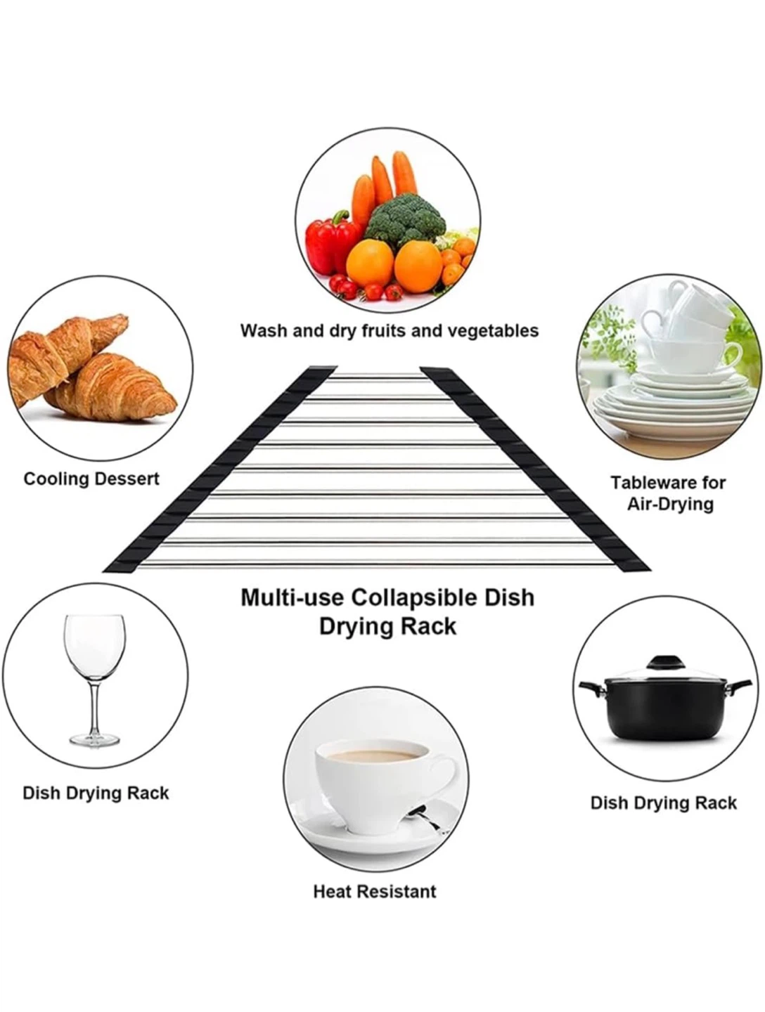 Collapsible Dish Drying Rack (new) 🏆 - photo 2