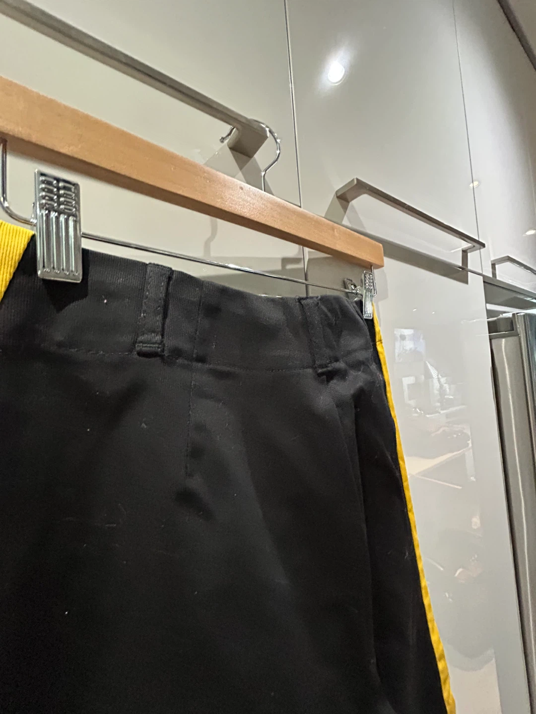 ZARA Black & Yellow Stripe Pants - photo 4