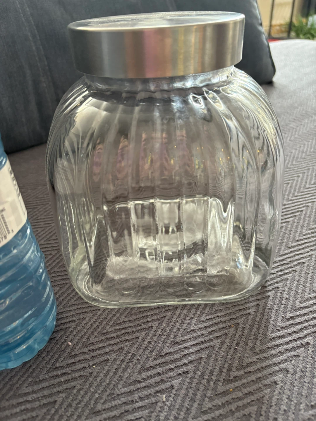 🏆 Glass Storage Jar with Metal Lid - photo 2