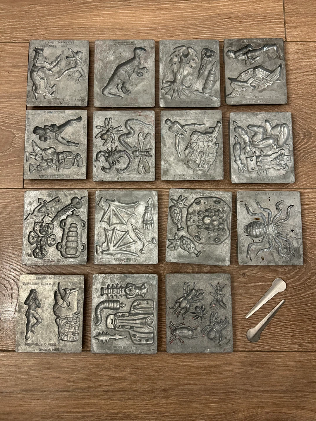 🏆Vintage Set 1992–1994 Toymax Metal Molds Collection
