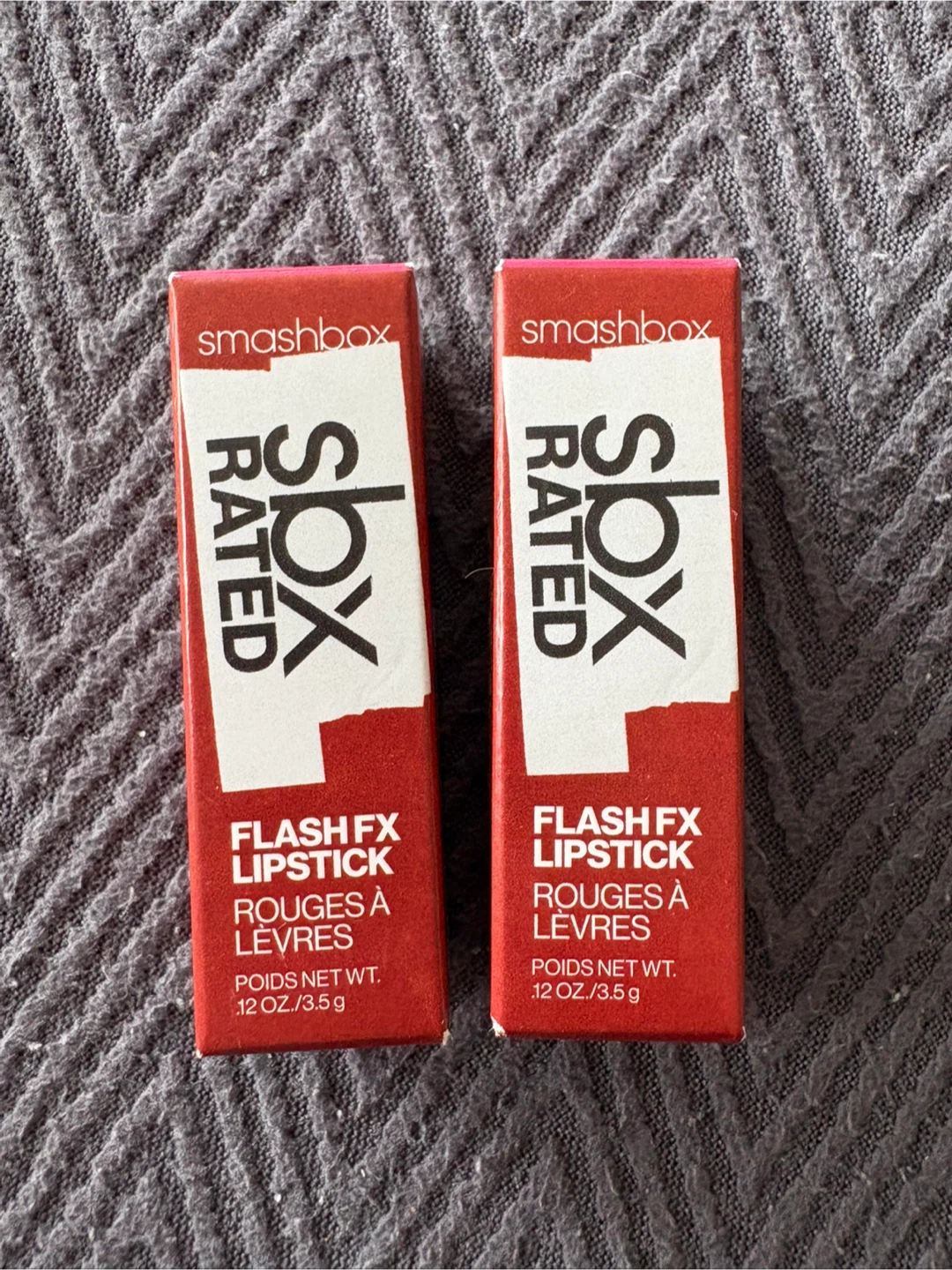 🏆 Smashbox SBX Rated Flash FX Lipstick Rouge A Levres