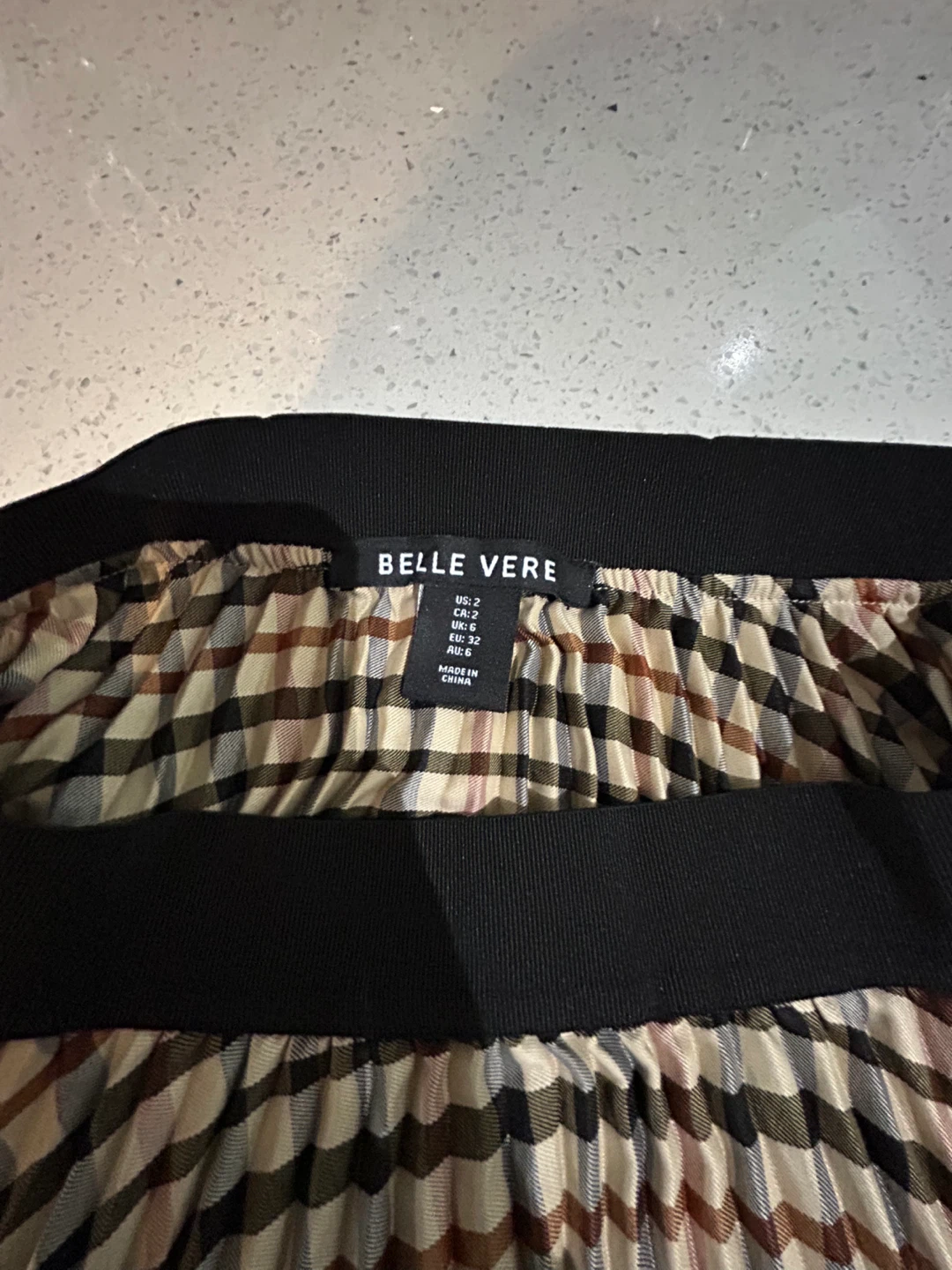 Belle Vere Pleated Plaid Skirt - photo 4