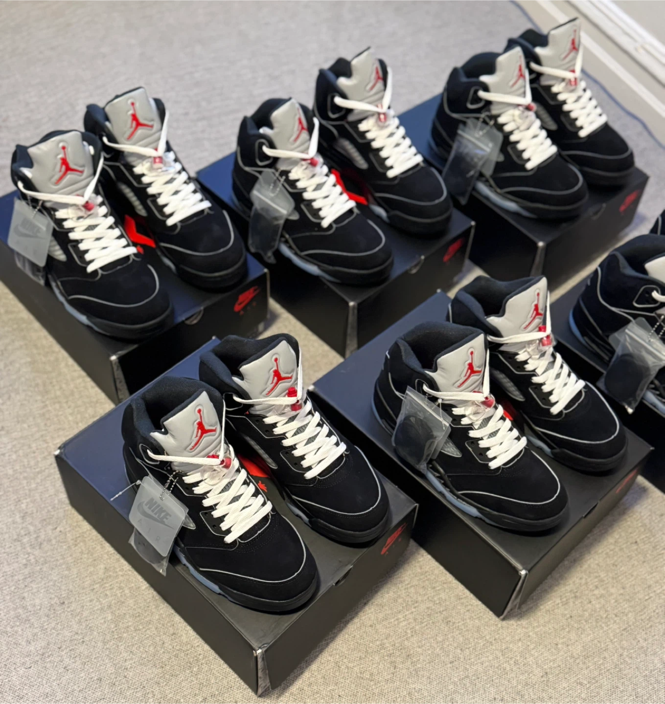 Nike Air Jordan 5 "Black Cat" Sneakers