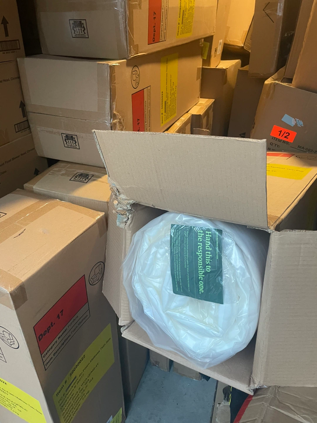 Full | double Mattress 4” BRAND NEW IN BOX - photo 3
