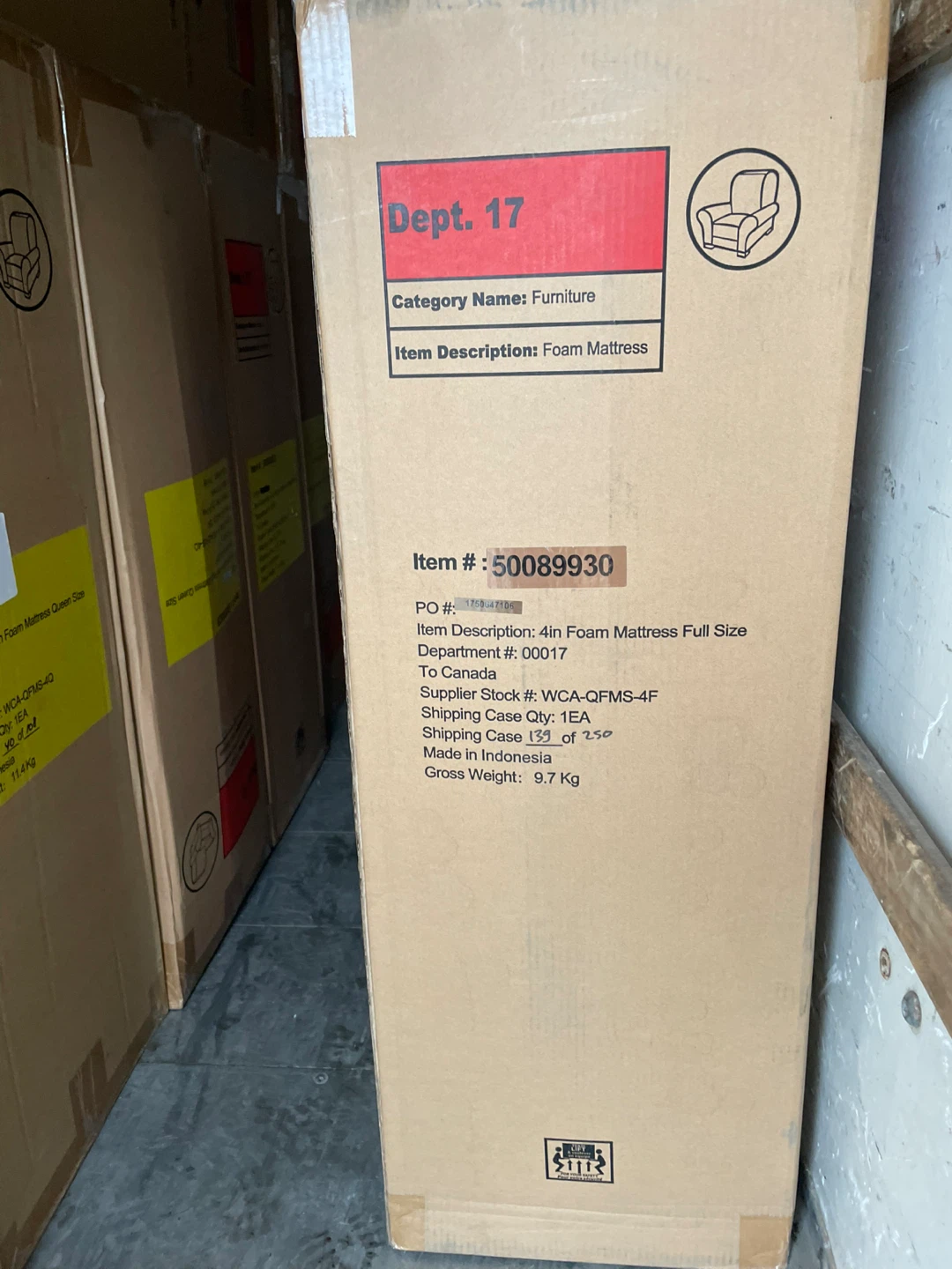 Full | double Mattress 4” BRAND NEW IN BOX - photo 5