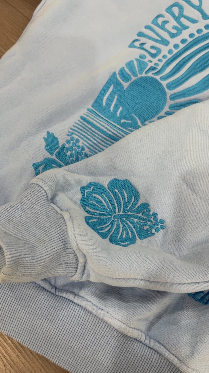 Pink Palm Puff Hoodie - photo 5