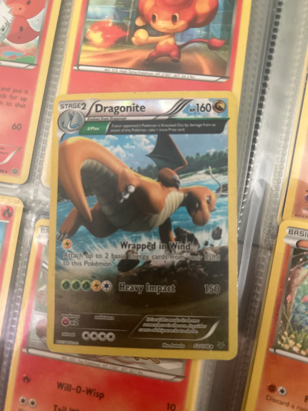 Pokemon Dragonite Stage 2 Trading Card
