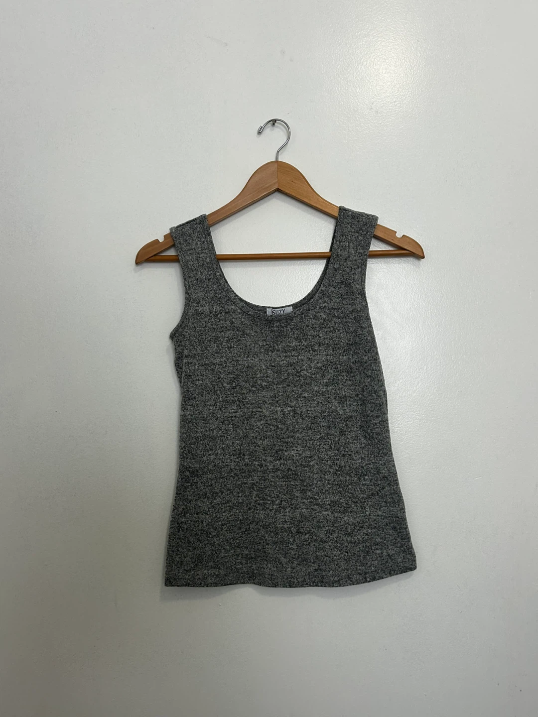 SUZY Grey Marled Tank Top - photo 3