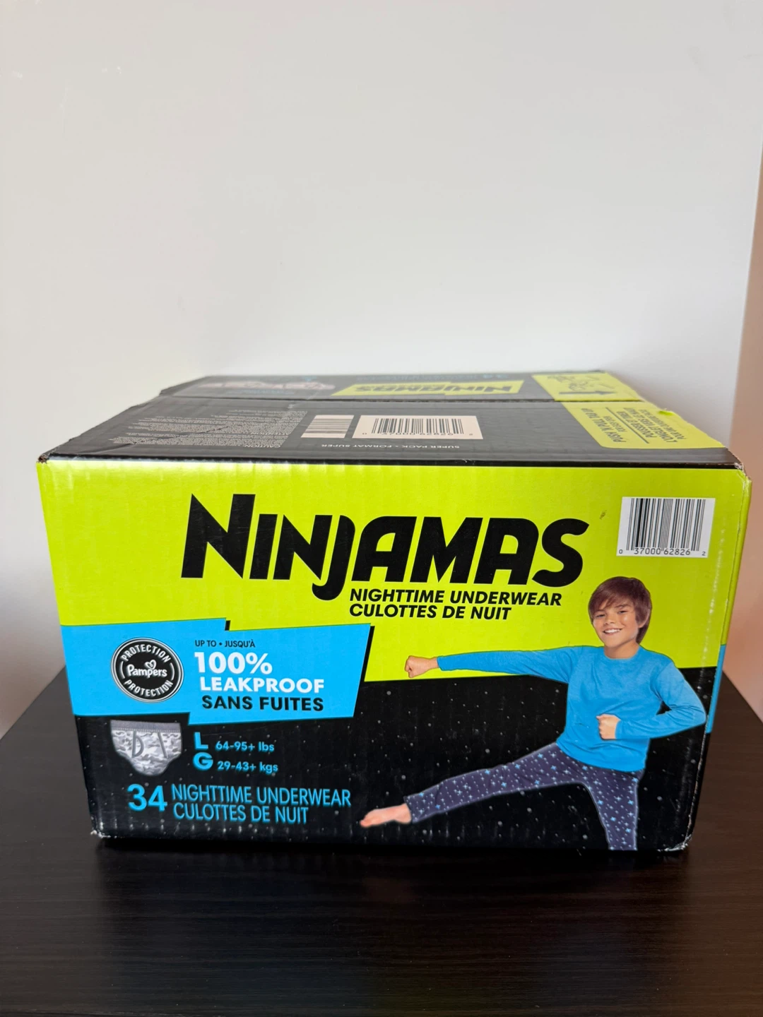 Pampers Ninjamas Nighttime Underwear - Size L - 34 count