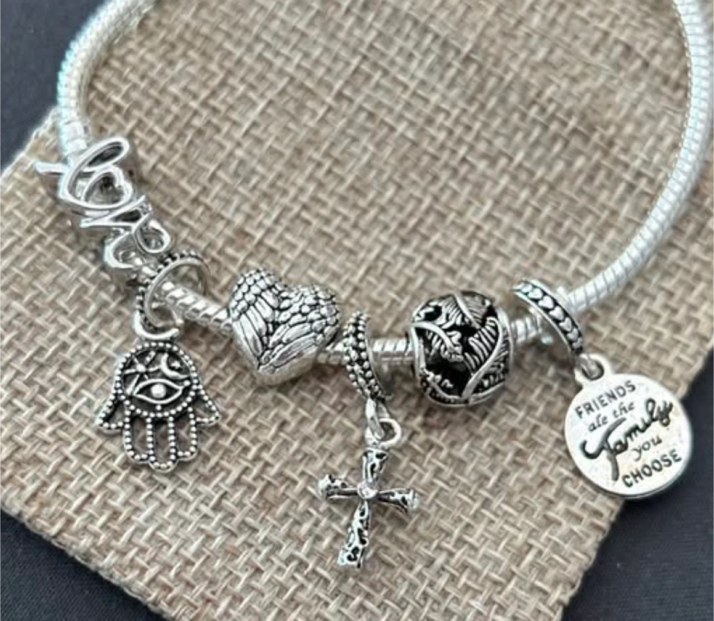 Silver Tone Charm Bracelet - photo 2