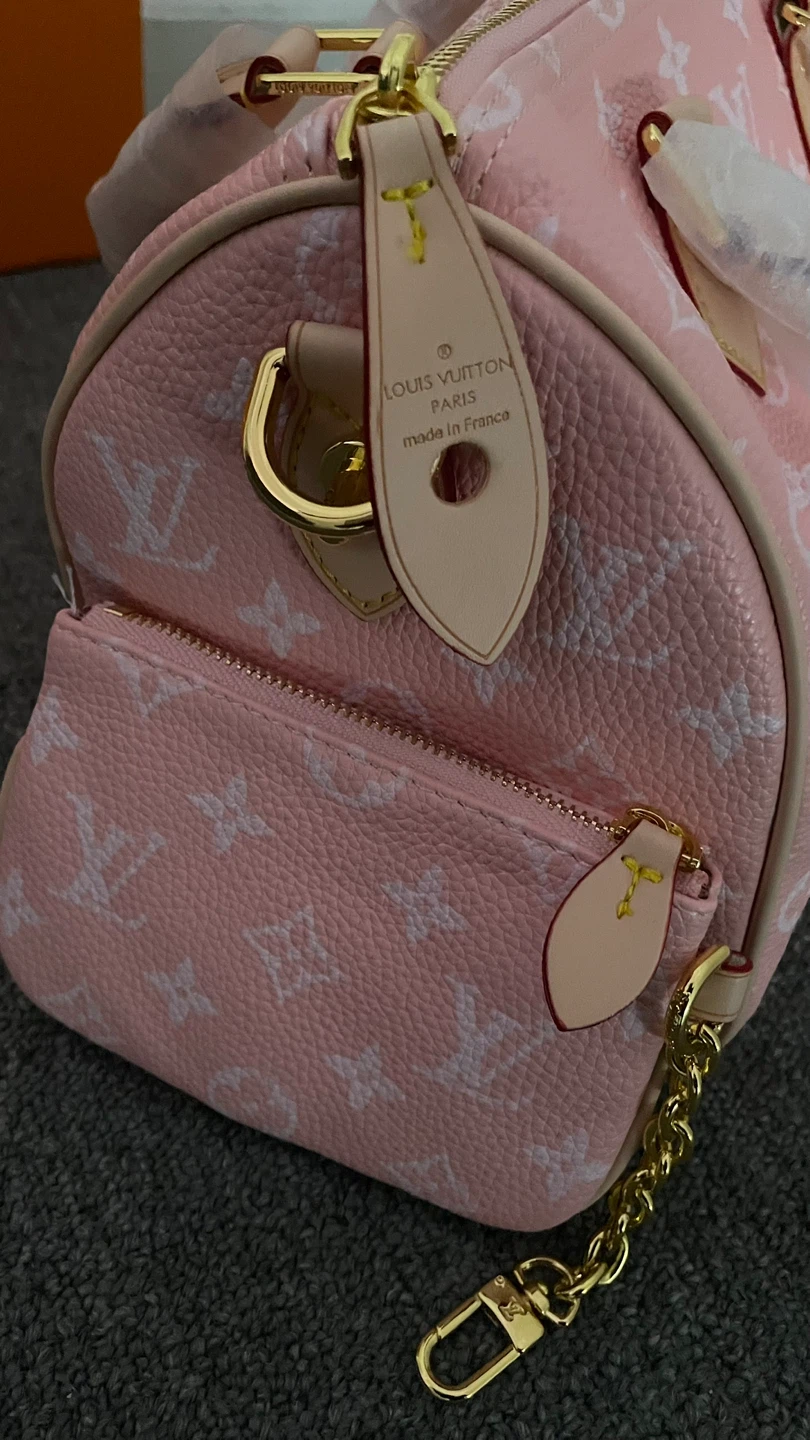 Louis Vuitton Speedy Bag Pink Monogram with Pouch