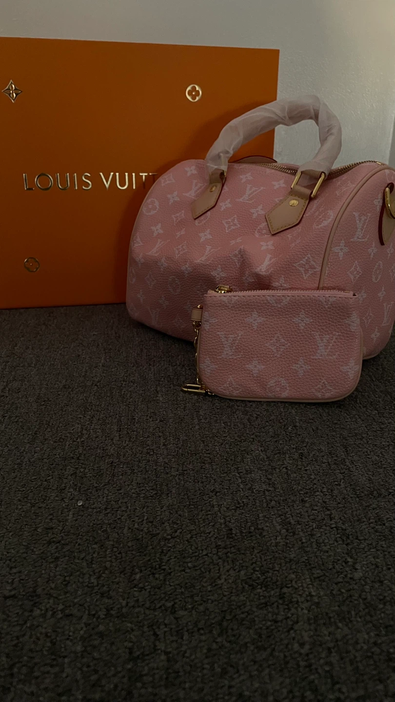 Louis Vuitton Speedy Bag Pink Monogram with Pouch - photo 2