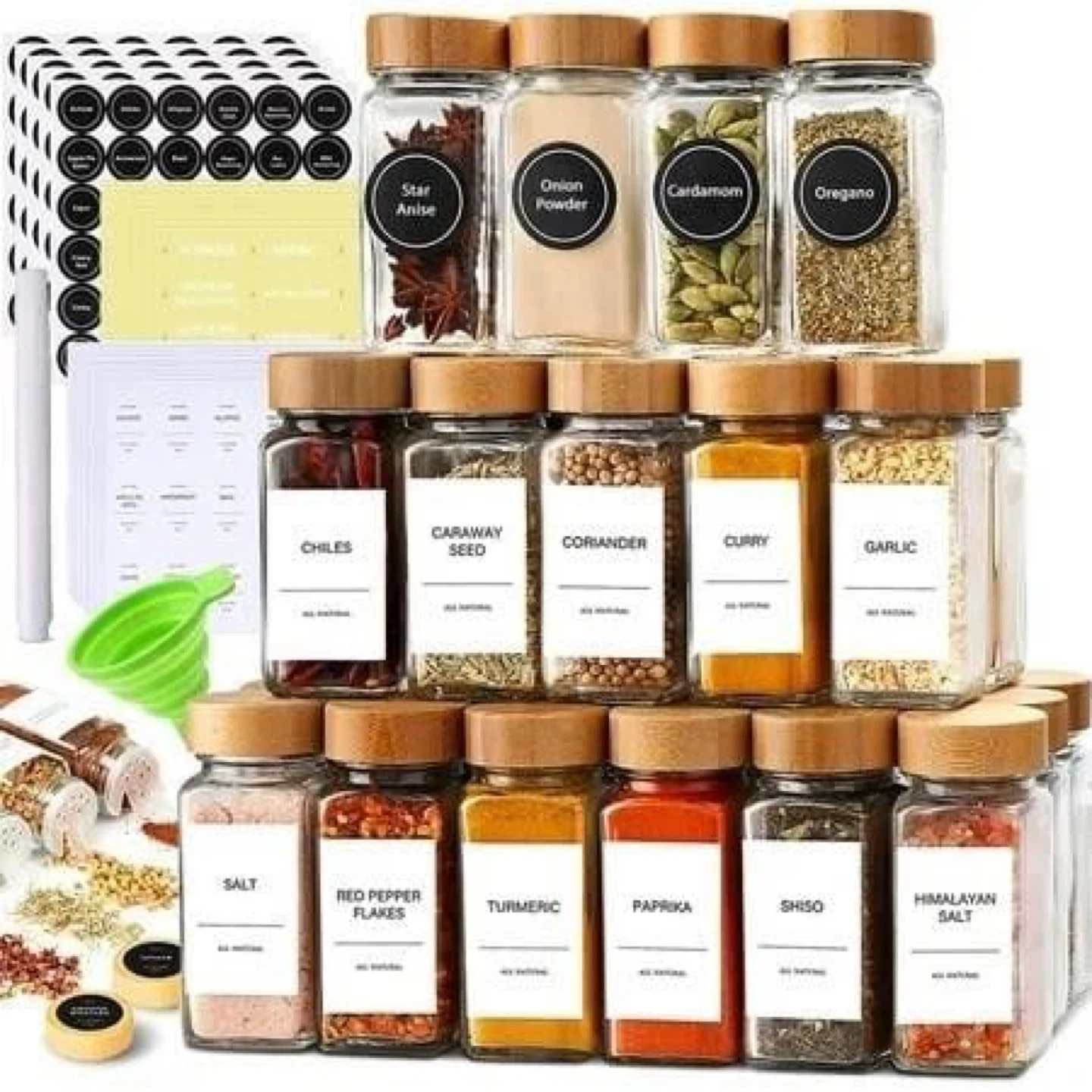 Brand new Spice Jar Set + Drawer Organizer (Complete Bundle) - photo 2