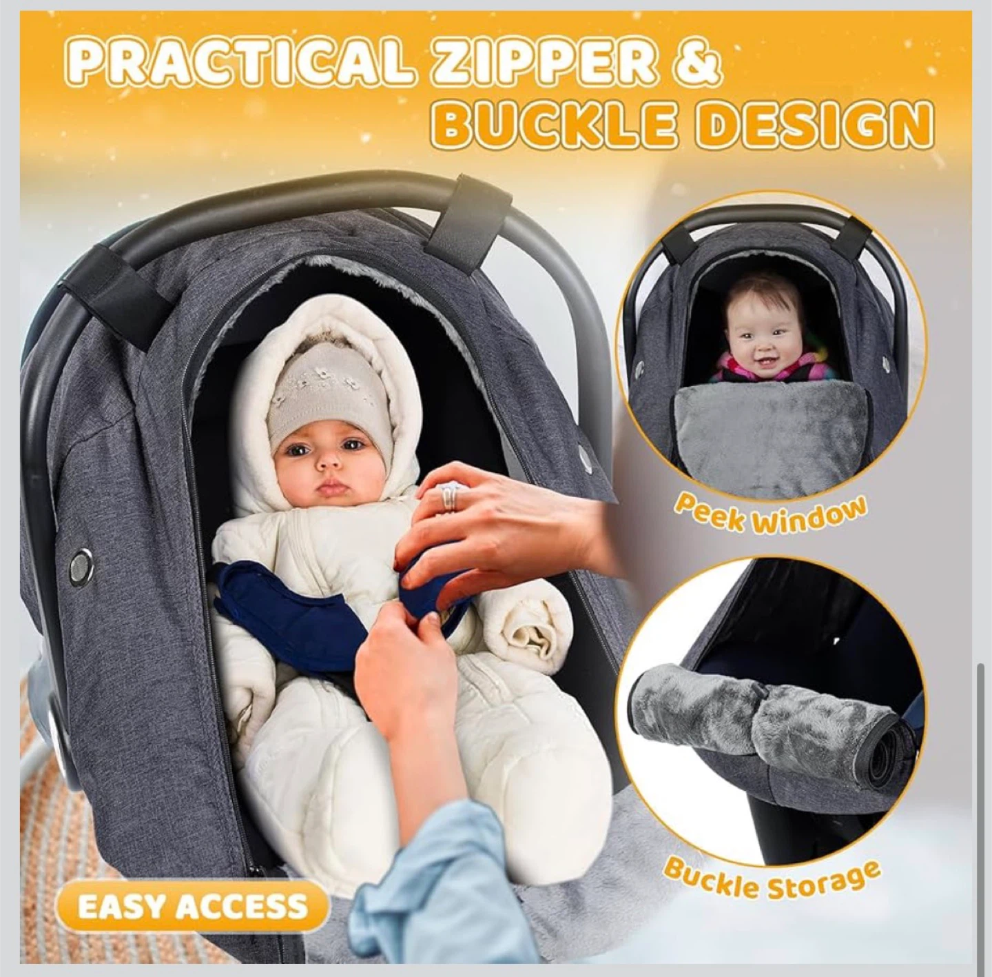 Orzbow Infant Car Seat Cover - photo 3