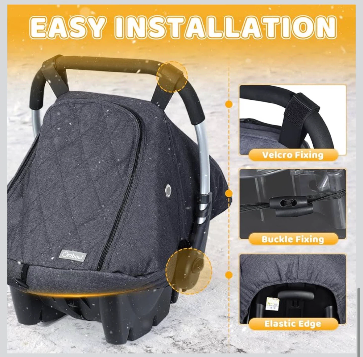 Orzbow Infant Car Seat Cover - photo 4