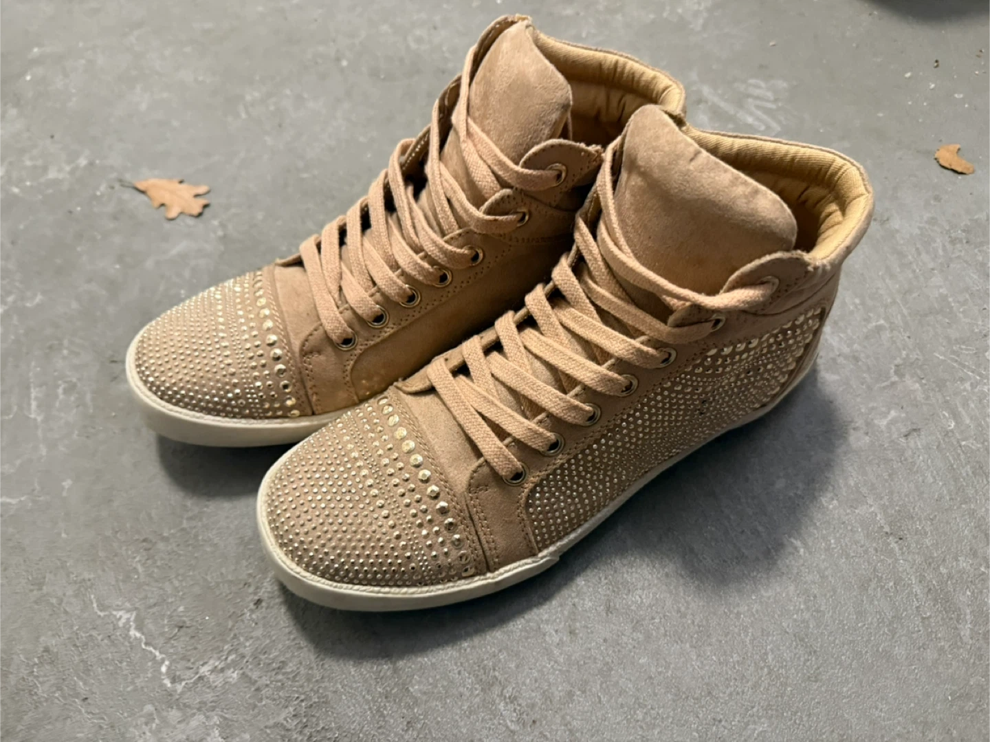 Women's Studded High-Top Sneakers women size 6 - photo 2
