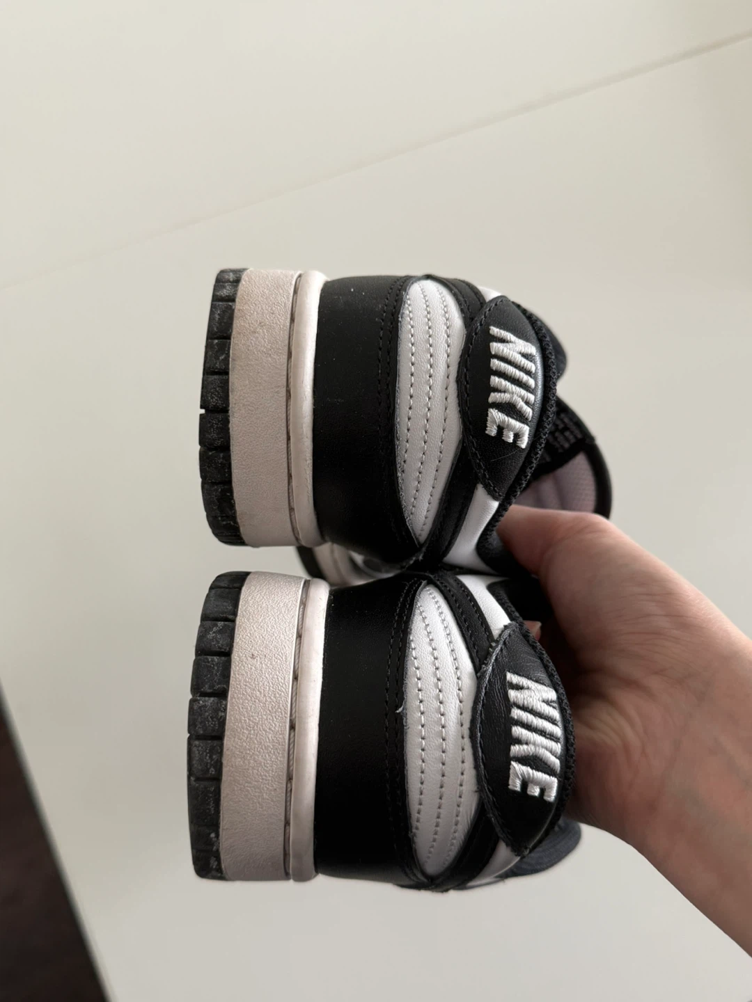 Nike Dunk Low Black White Sneakers - photo 3