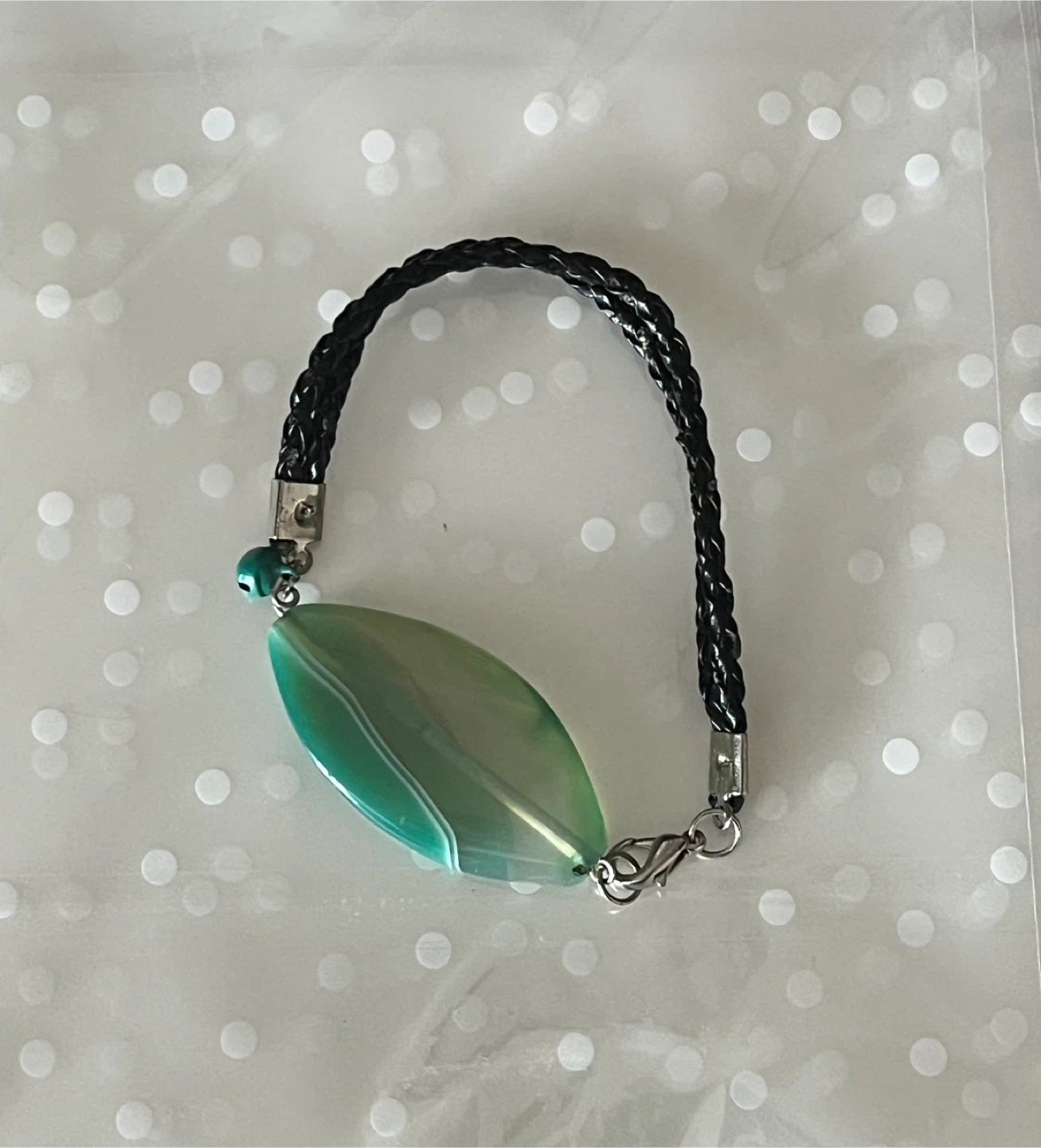 Green Agate Stone Bracelet