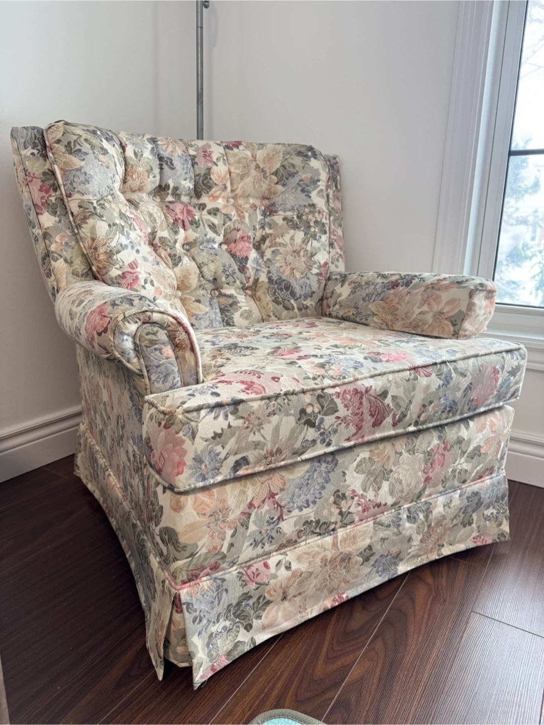 Floral Armchair