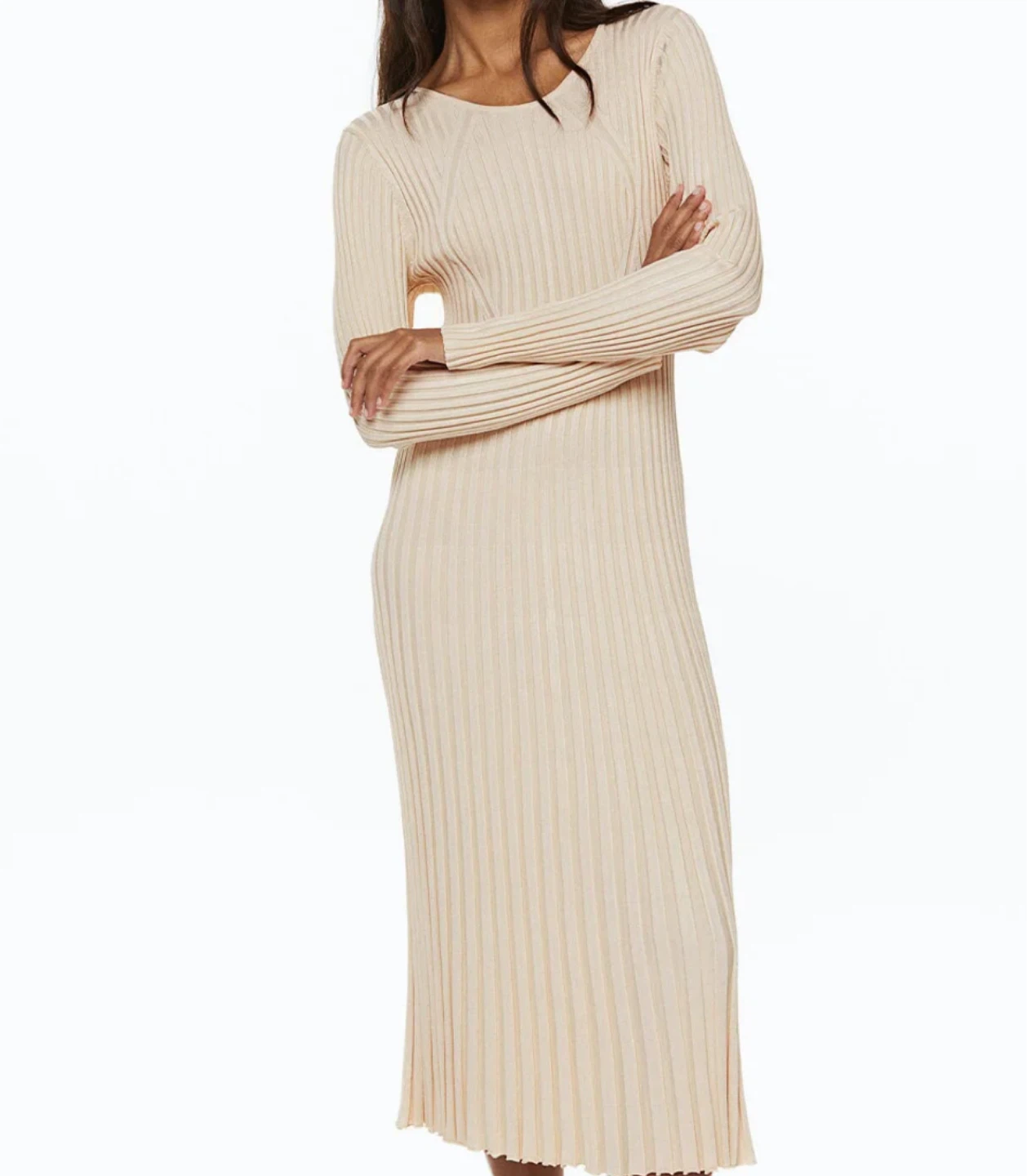 Ribbed Knit Maxi Dress