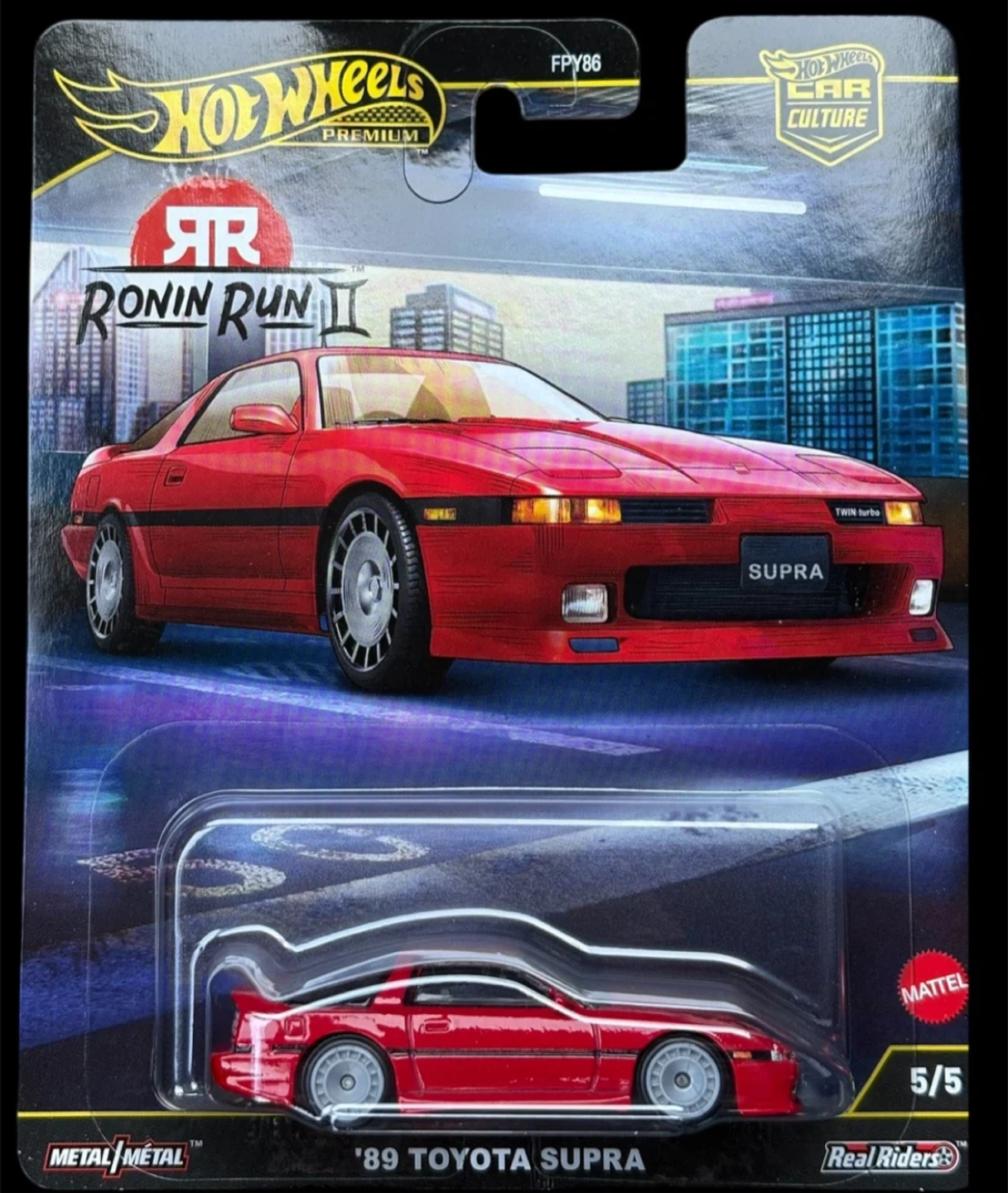 Hot Wheels Premium Ronin Run II '89 Toyota Supra