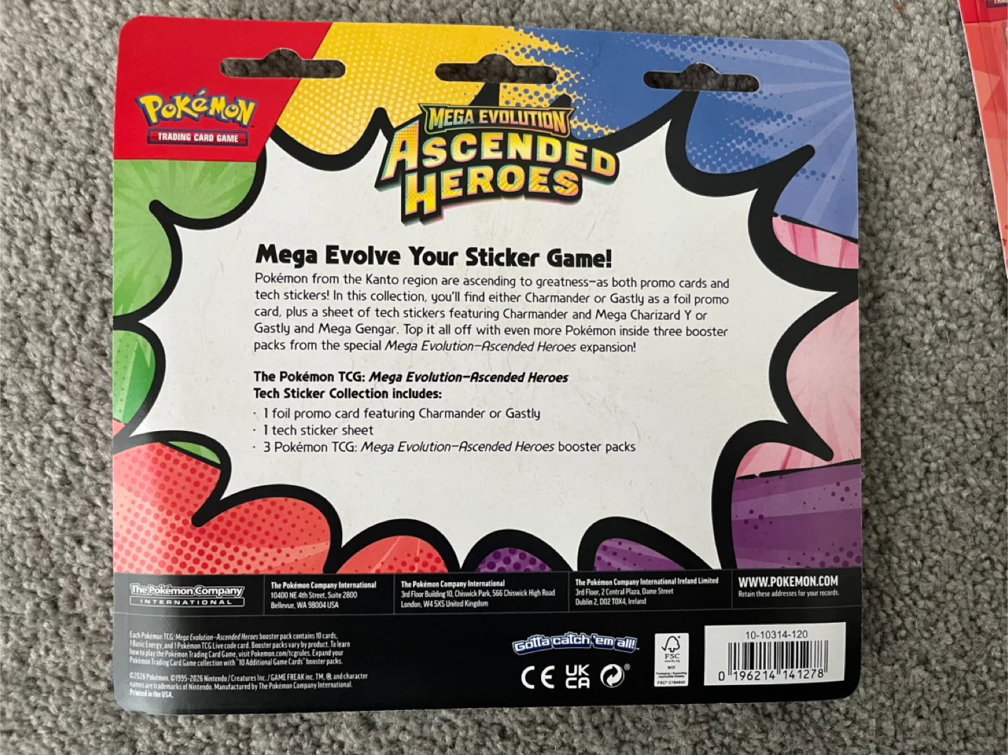 Pokémon Ascended Heroes Tech Sticker Collection - photo 2