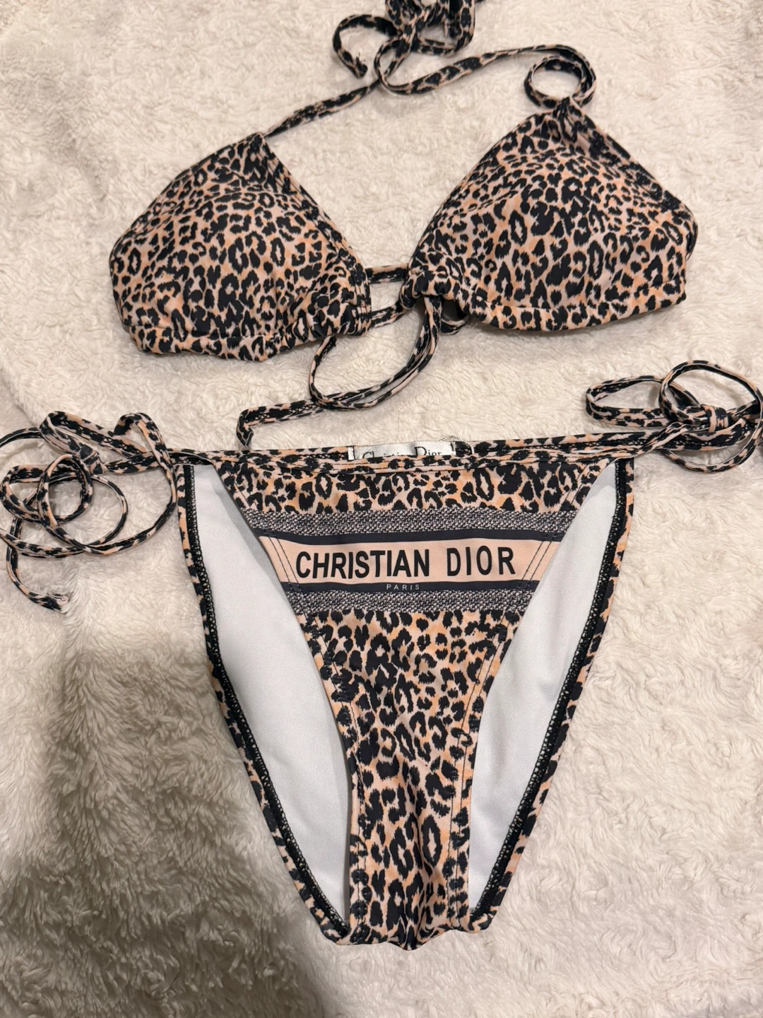 Christian Dior Leopard Print Bikini
