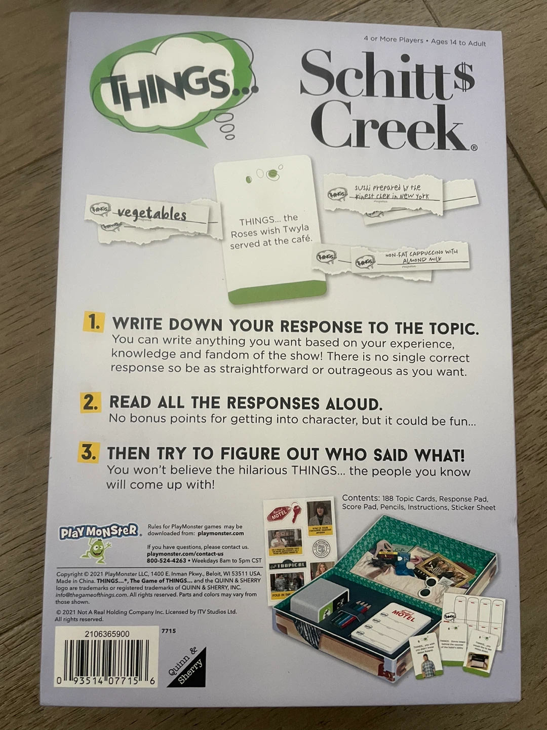 NEW! Things…Schitt's Creek Edition Board Game - photo 3