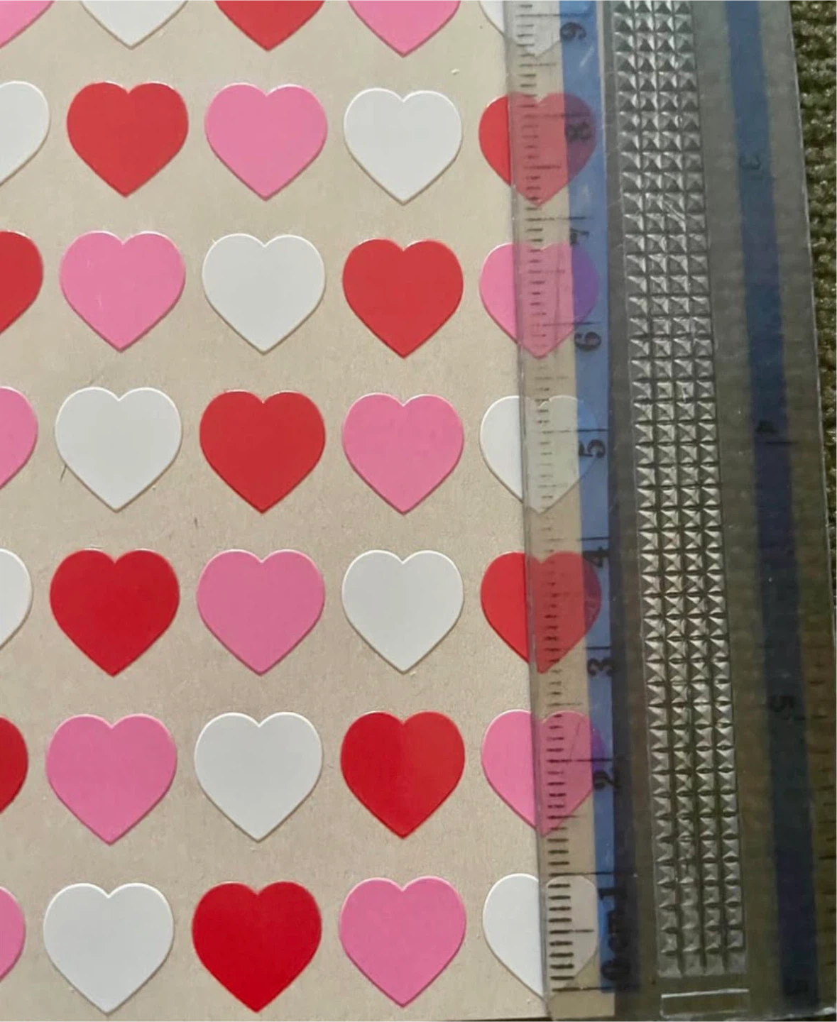 HEART STICKERS (294 STICKERS) 1cm x 1cm - photo 2