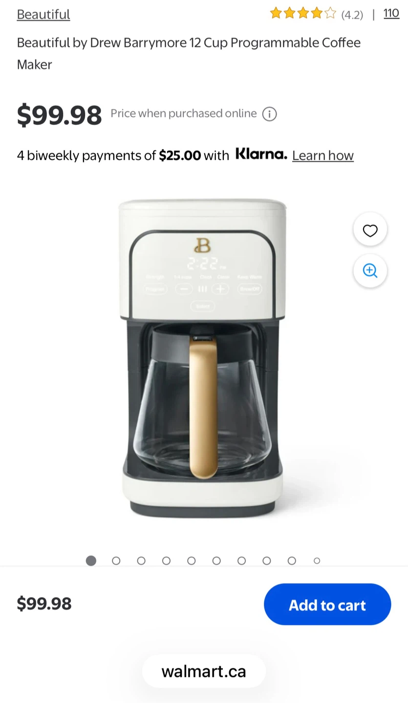 Beautiful by Drew Barrymore Coffee Maker & Electric Kettle Set - photo 2