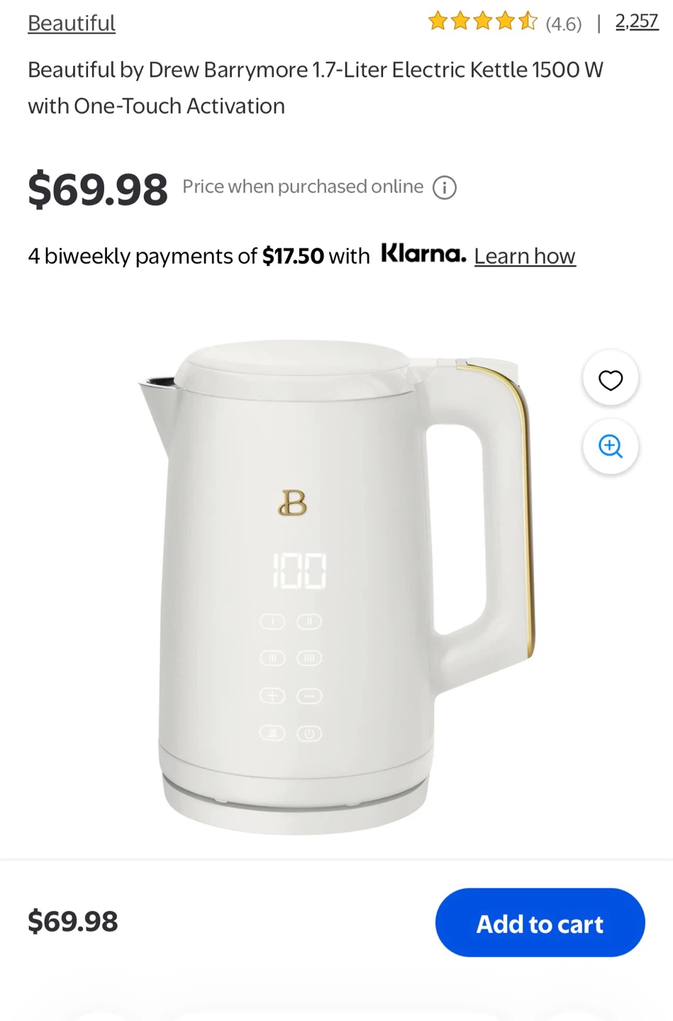 Beautiful by Drew Barrymore Coffee Maker & Electric Kettle Set - photo 3